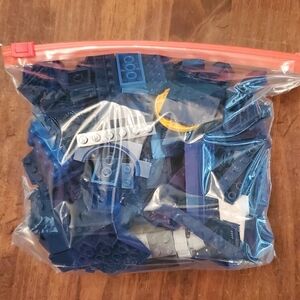 Navy Blue Lego Block Set